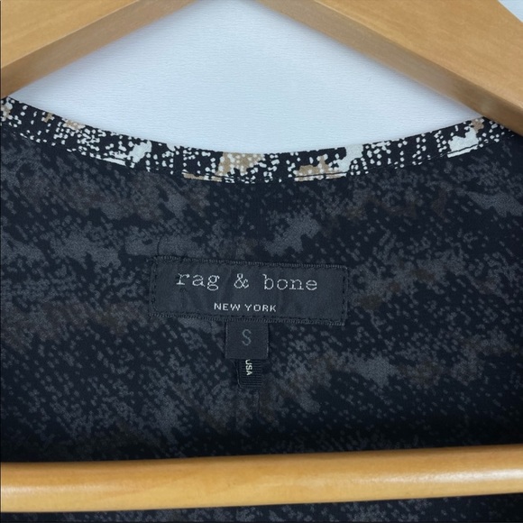 Rag & Bone Silk Black SemiSheer Tank Top S - Picture 3 of 7